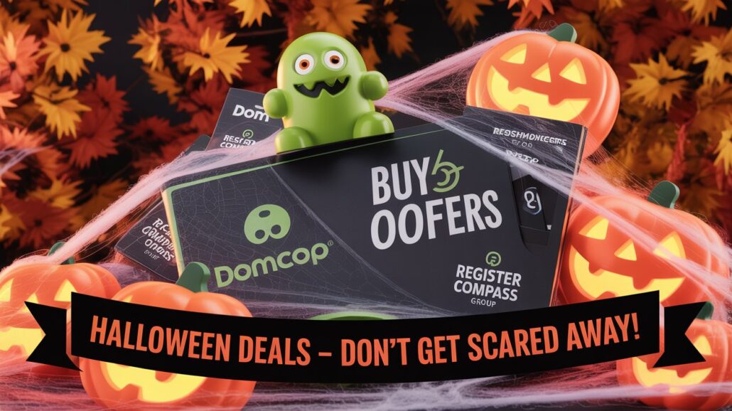 Haunting Halloween Deals! DomCop SpamZilla Register Compass Group Buy Offers