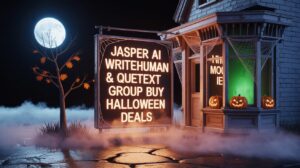 Jasper AI WriteHuman & Quetext Group Buy Halloween Deals