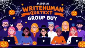 Jasper AI Writehuman Quetext Group Buy Halloween Sale – Perfect for Writers