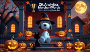 Snoopy halloween Zik Analytics MerchantWords winninghunter Kalodata Group Buy