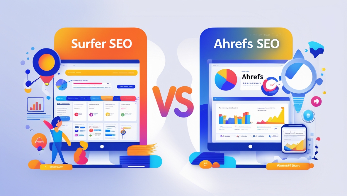 Surfer seo vs ahrefs enterprise seo comparison group tools net