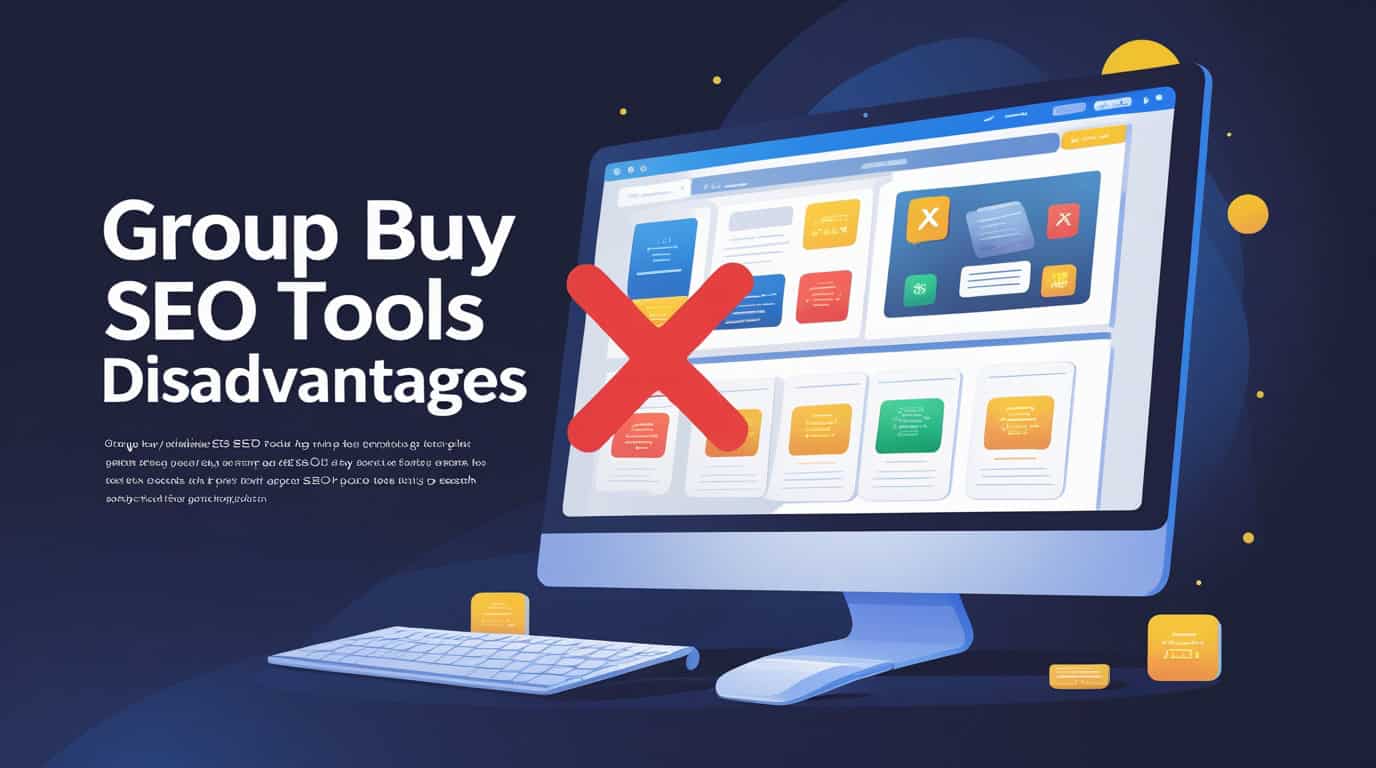 Group buy seo tools disadvantages