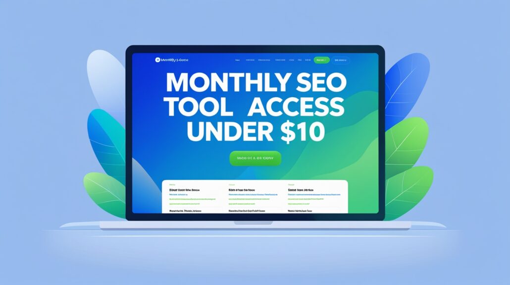 Monthly SEO Tool Access Under $10 Budget GB SEO Tools