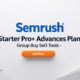 Semrush Starter Pro+ Advances Plan